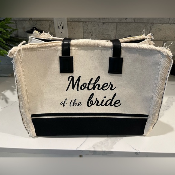 Mother of the Bride Sleep Shirt (medium) and Tote Bag SET - Picture 9 of 13